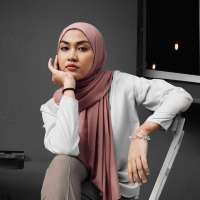Crepe Kimono Abaya — Mocha